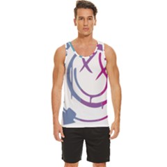 Blink 182 Logo Men s Wide Collar Tank Top by avitendut