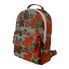 Christmas Cookies Cookie Advent Pattern Flap Pocket Backpack (large) by Bedest