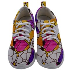Architecture Glass Abstract Pattern Mens Athletic Shoes by Bedest