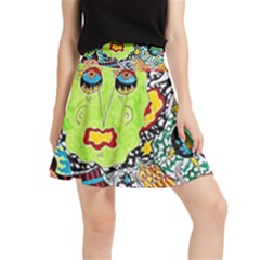 Supersonic Monster Mash Waistband Skirt by chellerayartisans