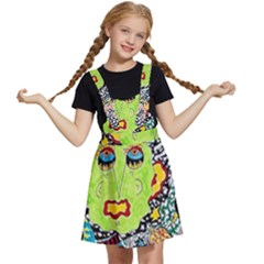 Supersonic Monster Mash Kids  Apron Dress by chellerayartisans