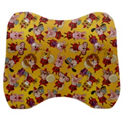 Cartoon Xmas Characters Pattern Velour Head Support Cushion by kyorashop23