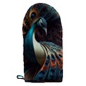 Colorful Peacock Bird Feathers Microwave Oven Glove View2