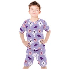 Boo Crew Halloween Season Kids  T-shirt And Shorts Set by Safari