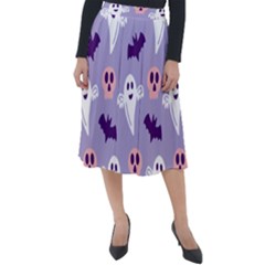 Boo Crew Halloween Season Classic Velour Midi Skirt  by Safari