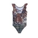 Swimming Tiger Kids  Frill Swimsuit View2