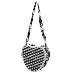 Stylish Coffee Cup Pattern Heart Shoulder Bag by ExtraAwesomeSauce