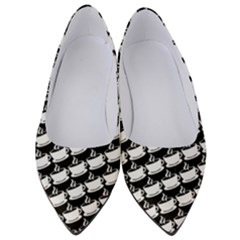 Stylish Coffee Cup Pattern Women s Low Heels by ExtraAwesomeSauce