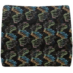 Multicolored Dna Strand Art Seat Cushion by ExtraAwesomeSauce