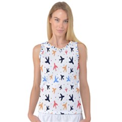 Cute Airplanes Planes Women s Basketball Tank Top by ConteMonfrey