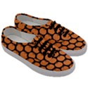 Black And Orange Pumpkin Men s Classic Low Top Sneakers View3