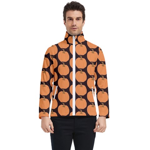 Black And Orange Pumpkin Men s Bomber Jacket by ConteMonfrey