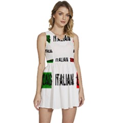 Strong Italian Energy Sleeveless High Waist Mini Dress by ConteMonfrey