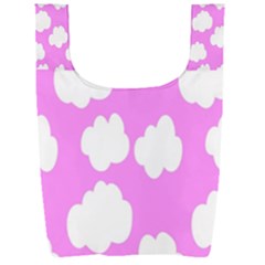 Purple Clouds Foldable Shopping Bag by ConteMonfrey