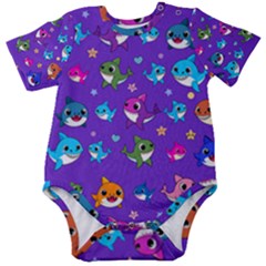 Kids Pattern Baby Short Sleeve Bodysuit by 0077