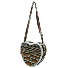 Expression Of Structure Heart Shoulder Bag by geonetique