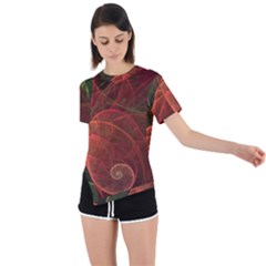  Falupadupe Asymmetrical Short Sleeve Sports T-shirt by geonetique