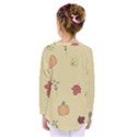 Halloween Fall Pattern Kids  Long Sleeve T-Shirt View2