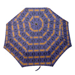 Bitcoin Logo Pattern Folding Umbrellas by ExtraAwesomeSauce