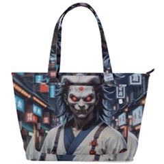 Demon Samurai Back Pocket Shoulder Bag  by AwesomeSauce