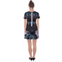 Cyberpunk Demon Samurai Drop Hem Mini Chiffon Dress View2