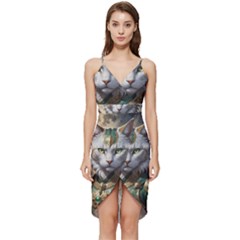 Epic Armored Cat Warrior Wrap Frill Dress by ExtraAwesomeSauce