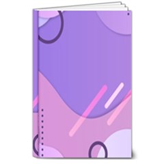 Colorful Labstract Wallpaper Theme 8  X 10  Hardcover Notebook by Apen