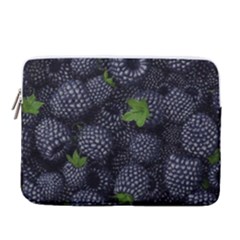 Blackberry Fruit, Fruit 14  Vertical Laptop Sleeve Case With Pocket