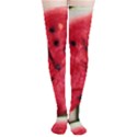 Watermelon, Fruit, Green, Red Thigh High Stockings View1