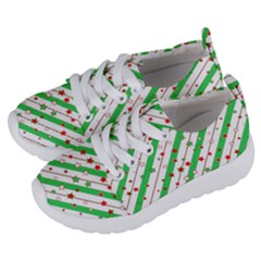 Christmas Paper Stars Pattern Texture Background Colorful Colors Seamless Kids  Lightweight Sports Shoes by Ket1n9