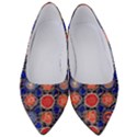 Retro Geometric Shapes And Flowers 3 Women s Low Heels View1