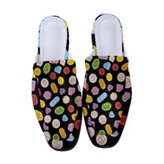 Ecstasy Pills Pattern Women s Classic Backless Heels by Valentinaart