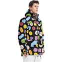 Ecstasy pills pattern Men s Multi Pockets Zip Ski and Snowboard Waterproof Breathable Jacket View3