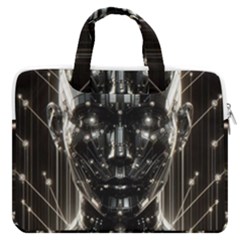 Robotics Robot Technology Future Macbook Pro 13  Double Pocket Laptop Bag by Maspions