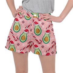 Avo Merry Christmas, Candies, Candy Cane Women s Ripstop Shorts by kyorashop23