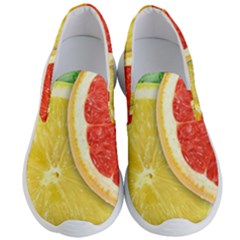 Fruit, Lemon Men s Lightweight Slip Ons by kyorashop23