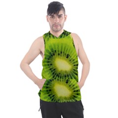 Kiwi Fruits, Close-up, Exotic Fruit Men s Sleeveless Hoodie by kyorashop23