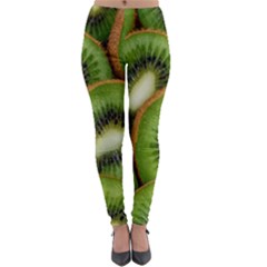 Kiwi Texture, Background With Kiwi, Fruits, Kiwi Lightweight Velour Leggings by kyorashop23