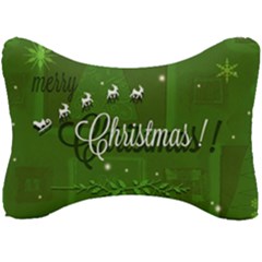 Merry Christmas , Holidays, Celebrations Seat Head Rest Cushion by kyorashop23