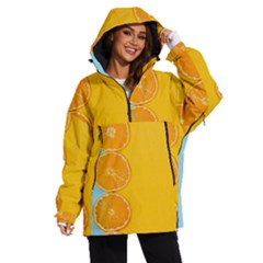 Orange, Slices, Fruit, Citrus Women s Ski And Snowboard Waterproof Breathable Jacket by kyorashop23