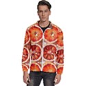 Peorange, Fruit, Citrus Men s High Neck Windbreaker View1