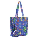 Grateful Dead Dancing Bears Pattern Everyday Shoulder Bag with Pouch Bag View1