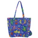 Grateful Dead Dancing Bears Pattern Everyday Shoulder Bag with Pouch Bag View2