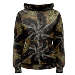 Abstract Ornate Organic Texture Design Print Women s Pullover Hoodie by dflcprintsclothing