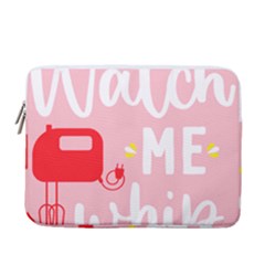 Watch Me Whip  13  Vertical Laptop Sleeve Case With Pocket by ConteMonfrey