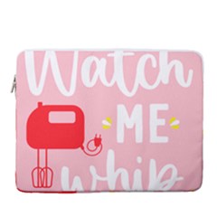 Watch Me Whip  15  Vertical Laptop Sleeve Case With Pocket by ConteMonfrey