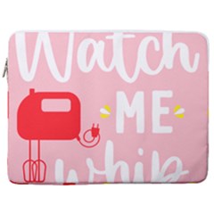 Watch Me Whip  17  Vertical Laptop Sleeve Case With Pocket by ConteMonfrey