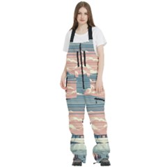 Artwork Painting Sculpture Nature Women s Front Zip Ski And Snowboard Bib Pants by Salmanaz77