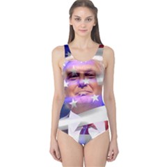 Donald Trump Flag One Piece Swimsuit by vintagetrump