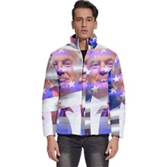 Donald Trump Flag Men s Puffer Bubble Jacket Coat by vintagetrump